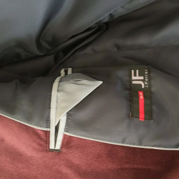 J Ferrar Evening Edition Burgundy Velvet Dinner Jacket Size 36 Regular Slim Fit - Picture 7 of 9